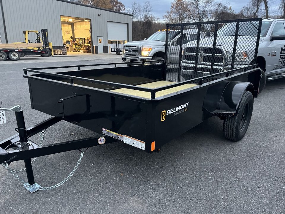 New 2026 Belmont - 6x10 Solid Side Utility - BLACK