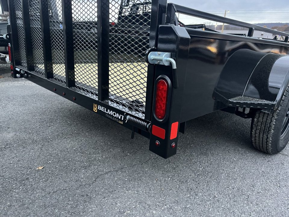 New 2026 Belmont - 6x10 Solid Side Utility - BLACK