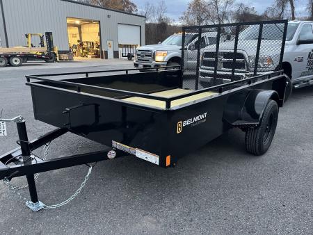 New 2026 Belmont - 6x10 Solid Side Utility - BLACK