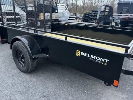 New 2026 Belmont - 6x10 Solid Side Utility - BLACK