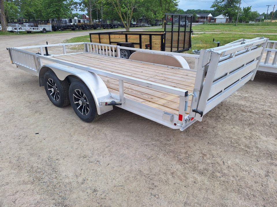 New 2026 H&H Trailers 82x16 Aluminum ATV /Landscape Trailer