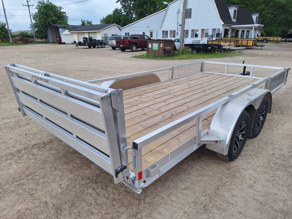 New 2026 H&H Trailers 82x16 Aluminum ATV /Landscape Trailer