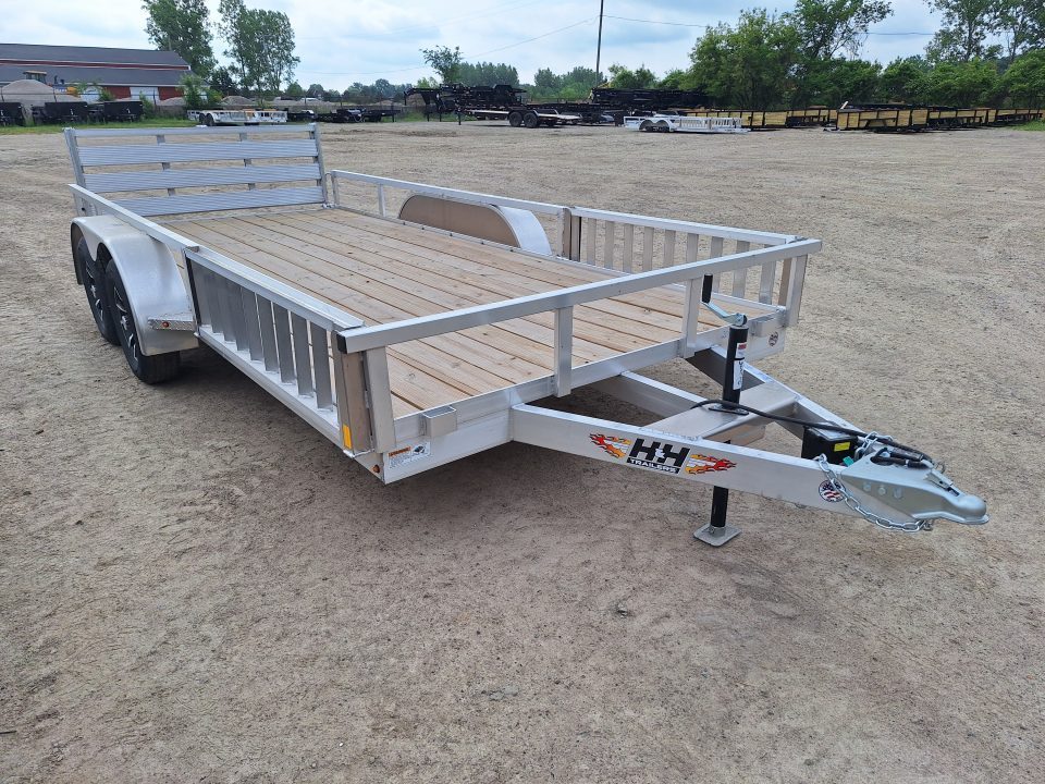 New 2026 H&H Trailers 82x16 Aluminum ATV /Landscape Trailer