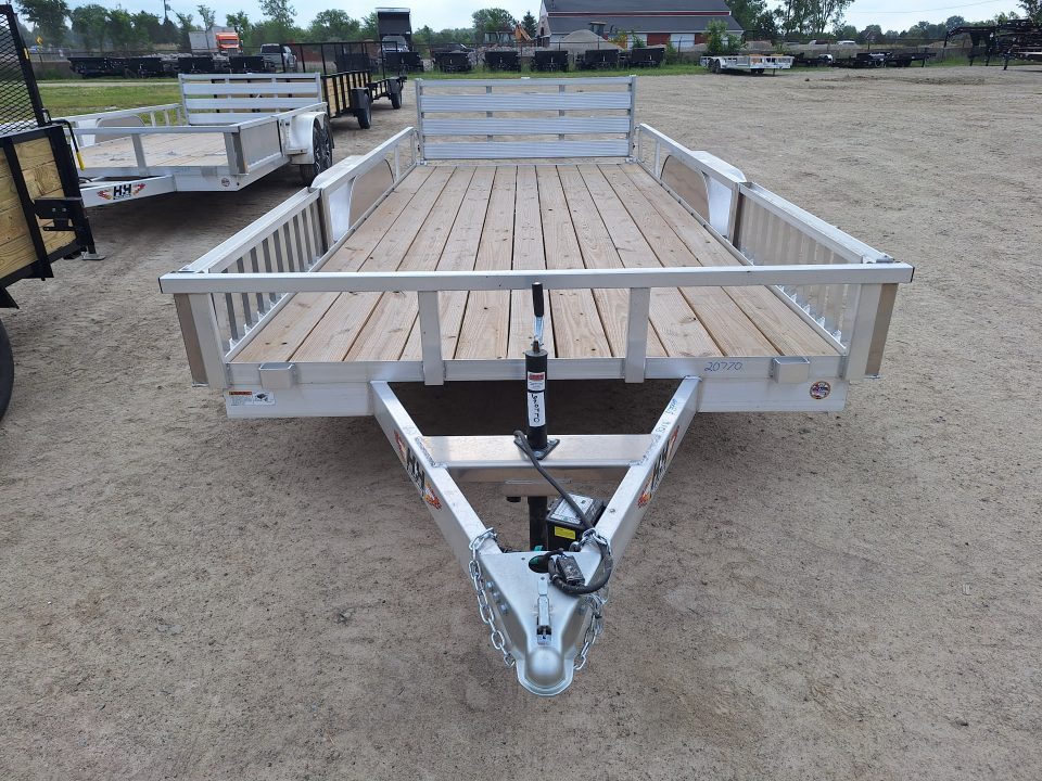 New 2026 H&H Trailers 82x16 Aluminum ATV /Landscape Trailer