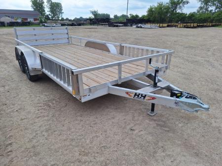 New 2026 H&H Trailers 82x16 Aluminum ATV /Landscape Trailer