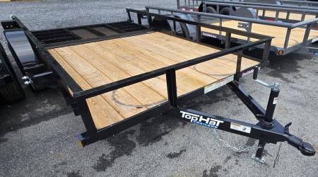 New 2026 Top Hat Trailers 6.5X12 Utility Trailer