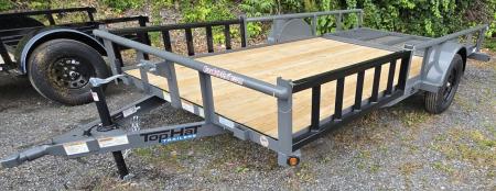 New 2026 Top Hat Trailers 7X14 ATV QUAD HAULER