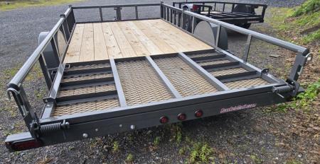 New 2026 Top Hat Trailers 7X14 ATV QUAD HAULER