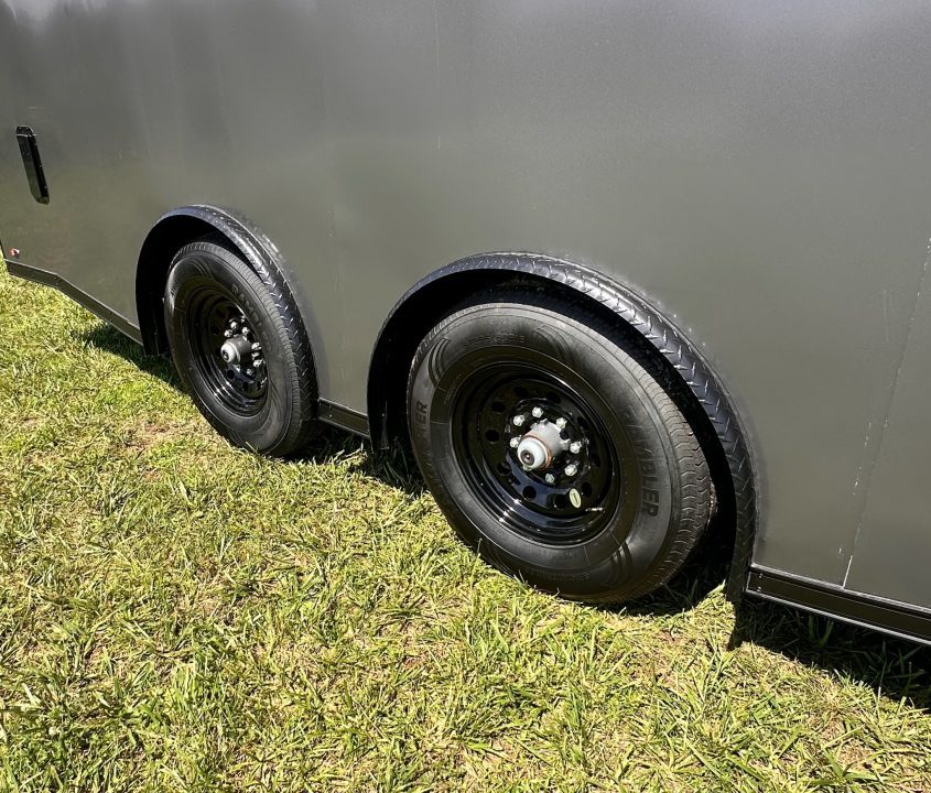 New 2026 LUXE 8.5X20 Race Trailer- Finished Interior-5200LB Torsion Axles-Blackout