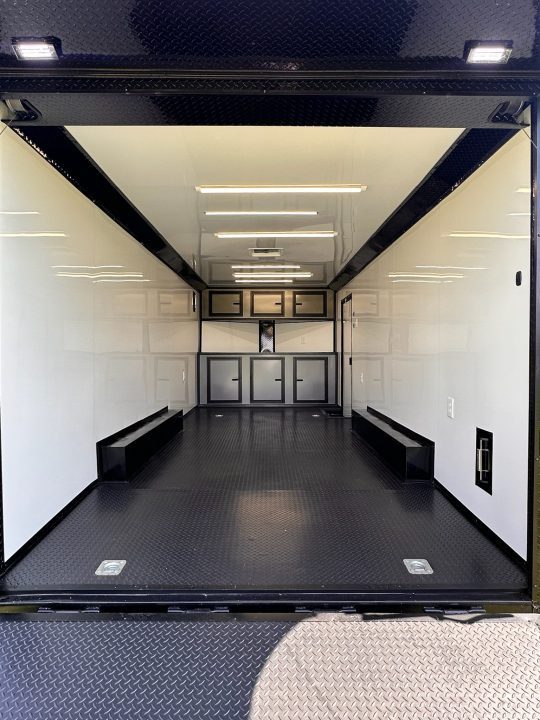 New 2026 LUXE 8.5X20 Race Trailer- Finished Interior-5200LB Torsion Axles-Blackout