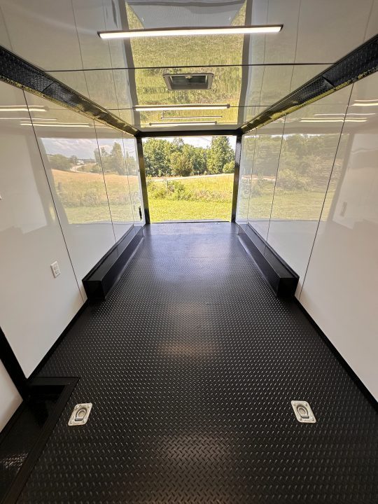 New 2026 LUXE 8.5X20 Race Trailer- Finished Interior-5200LB Torsion Axles-Blackout