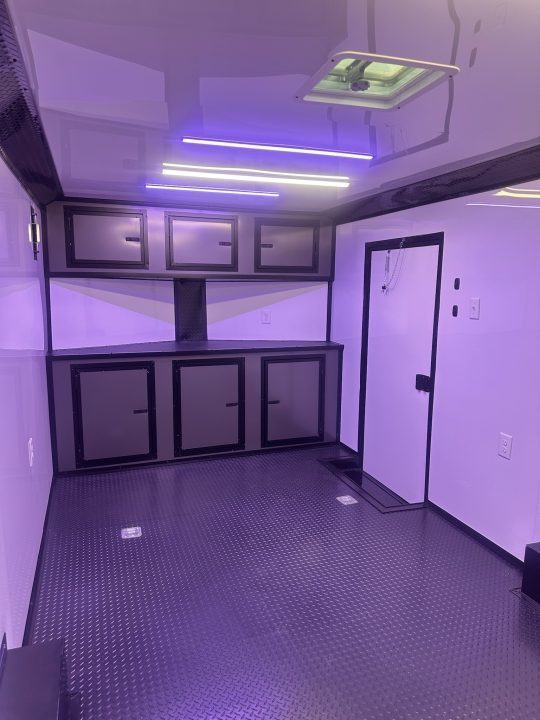 New 2026 LUXE 8.5X20 Race Trailer- Finished Interior-5200LB Torsion Axles-Blackout