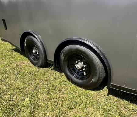 New 2026 LUXE 8.5X20 Race Trailer- Finished Interior-5200LB Torsion Axles-Blackout