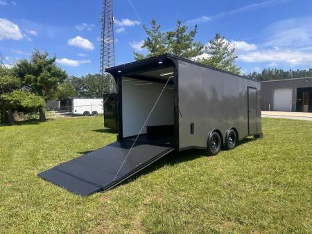 New 2026 LUXE 8.5X20 Race Trailer- Finished Interior-5200LB Torsion Axles-Blackout