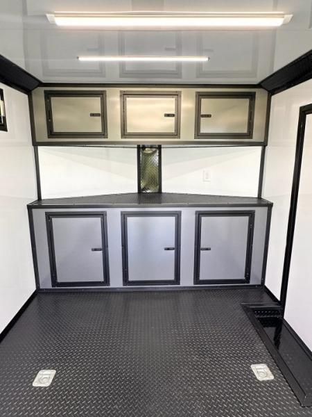 New 2026 LUXE 8.5X20 Race Trailer- Finished Interior-5200LB Torsion Axles-Blackout