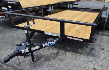 New 2026 Top Hat Trailers 7X16 Utility Trailer