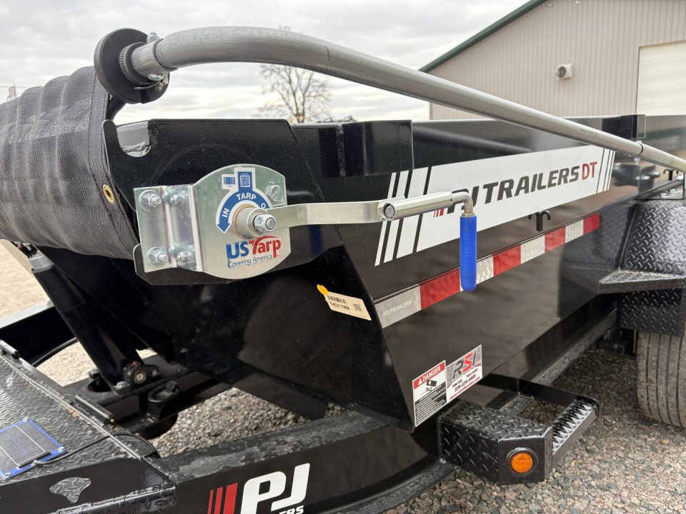 New 2026 16'x83" 14k PJ Telescopic Dump Trailer - Voyager Pkg