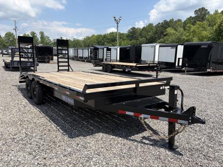 New 2026 Triple Crown 8X20 Heavy Duty Deckover Equipment Trailer, 14K GVWR, 6' Ramps