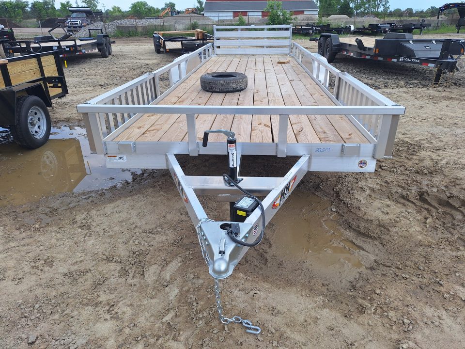 New 2026 H&H Trailers 82x22 Aluminum ATV /Landscape Trailer