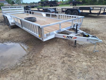 New 2026 H&H Trailers 82x22 Aluminum ATV /Landscape Trailer