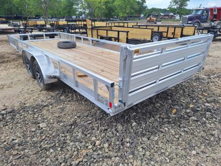 New 2026 H&H Trailers 82x22 Aluminum ATV /Landscape Trailer