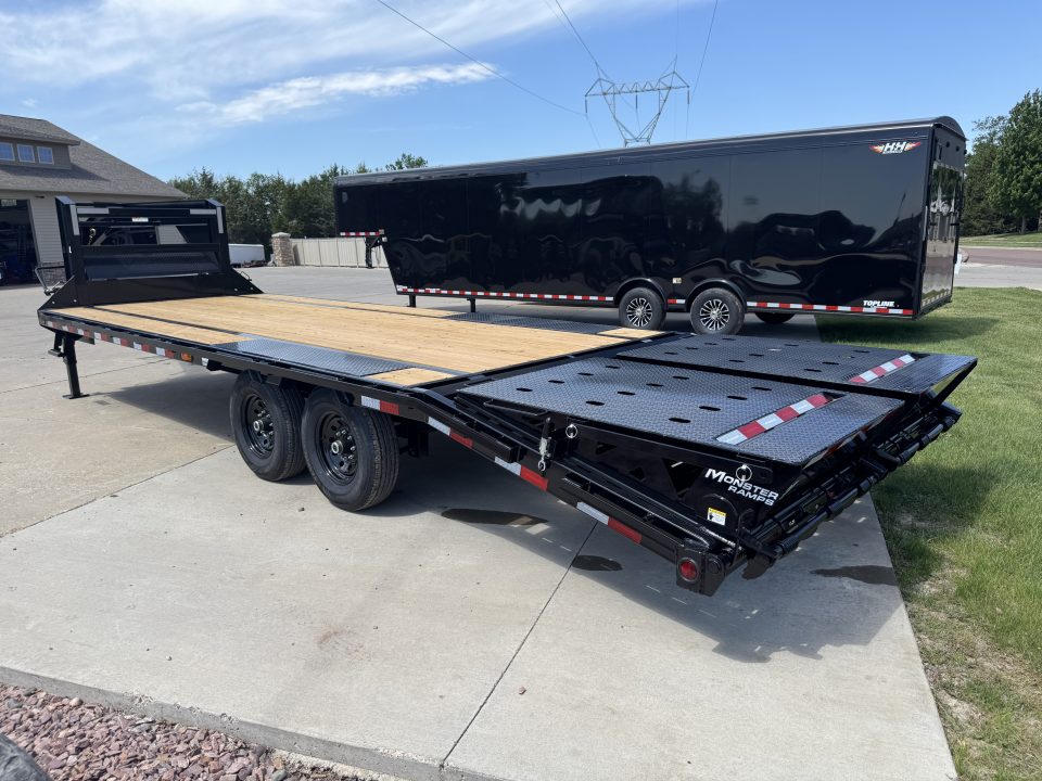New 2027 PJ Trailers LQ25GN Flatbed Trailer