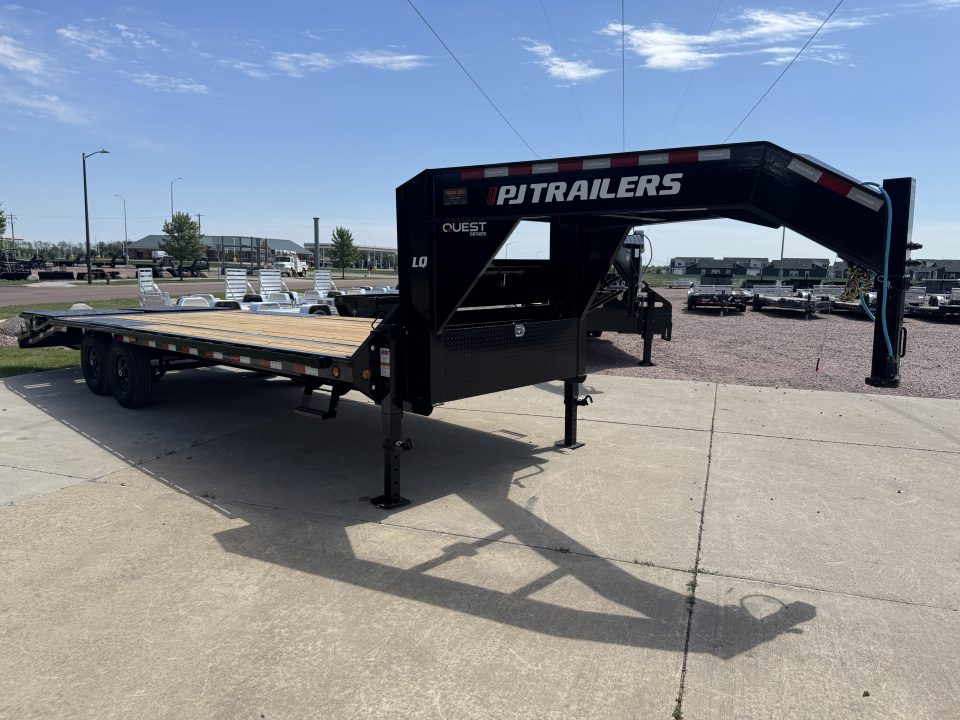 New 2027 PJ Trailers LQ25GN Flatbed Trailer
