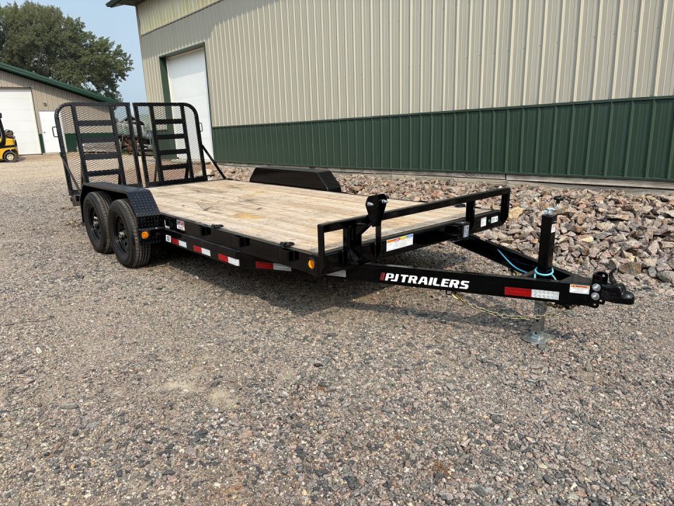 New 2026 20'x5" 10k PJ Channel Equipment Trailer - HD Split Gate