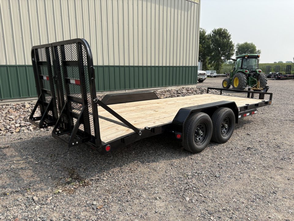 New 2026 20'x5" 10k PJ Channel Equipment Trailer - HD Split Gate