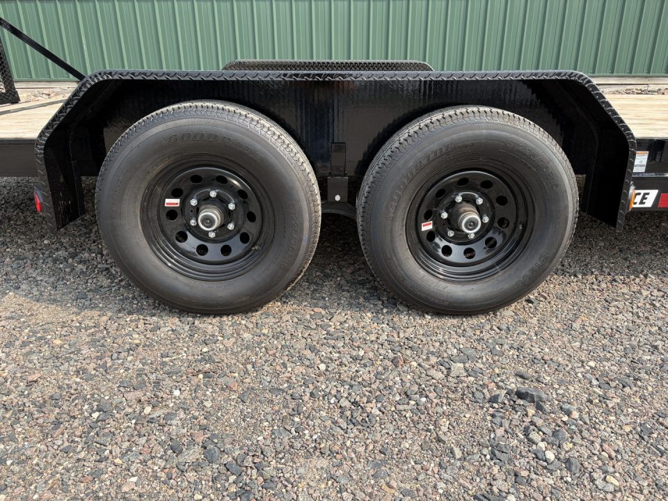 New 2026 20'x5" 10k PJ Channel Equipment Trailer - HD Split Gate