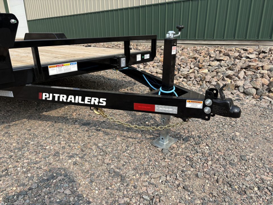 New 2026 20'x5" 10k PJ Channel Equipment Trailer - HD Split Gate