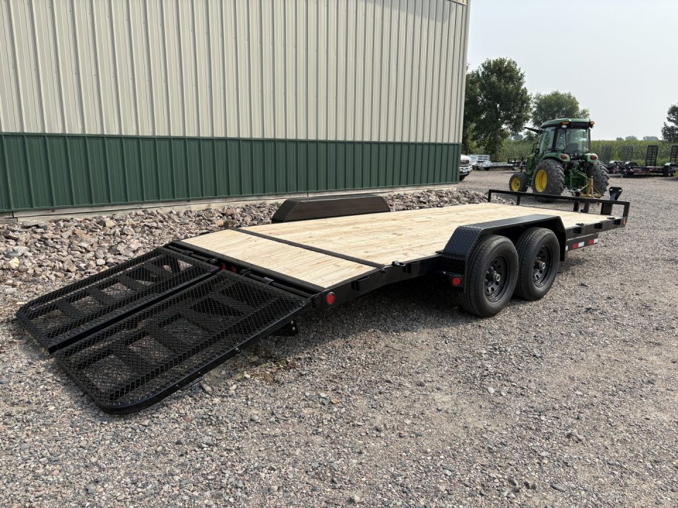 New 2026 20'x5" 10k PJ Channel Equipment Trailer - HD Split Gate