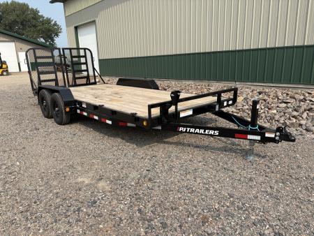 New 2026 20'x5  10k PJ Channel Equipment Trailer - HD Split Gate