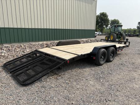 New 2026 20'x5" 10k PJ Channel Equipment Trailer - HD Split Gate