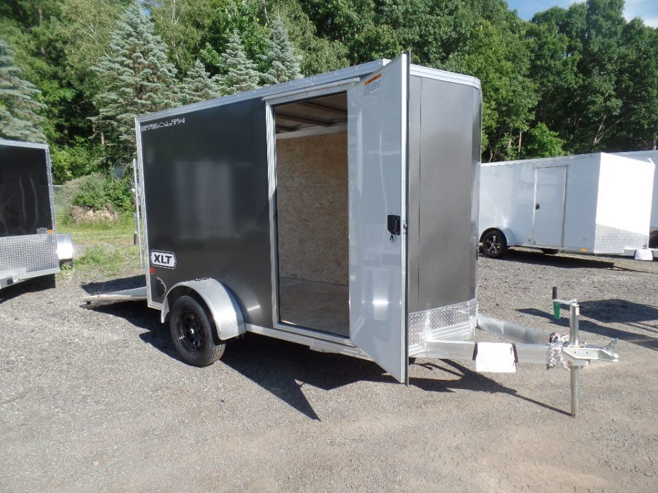 New 2026 ALCOM 6 ft. by 10 ft. Single Axle Cargo / Enclosed Trailer