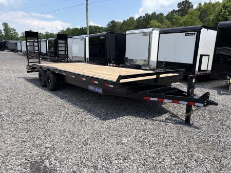 New 2026 Triple Crown Trailers 8.5x24 Heavy Duty Deckover Equipment Trailer, 14K GVWR