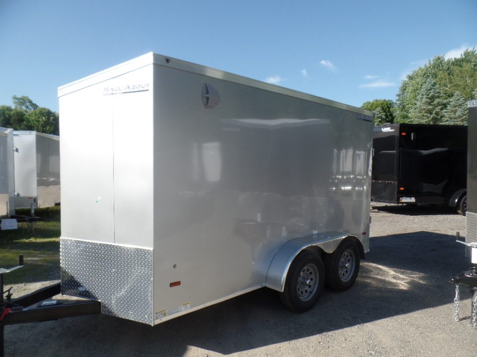 New 2027 Haul About Trailers 6'X12' Tandem Axle V Nose ,7,000 lb. GVWR Cargo / Enclosed Trailer