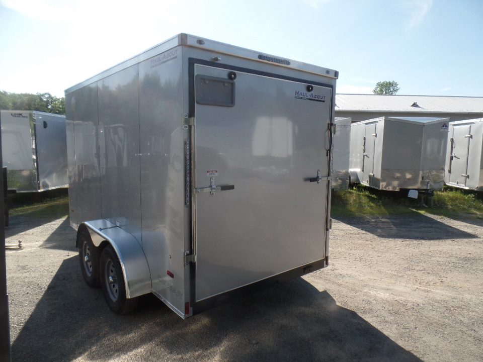 New 2027 Haul About Trailers 6'X12' Tandem Axle V Nose ,7,000 lb. GVWR Cargo / Enclosed Trailer