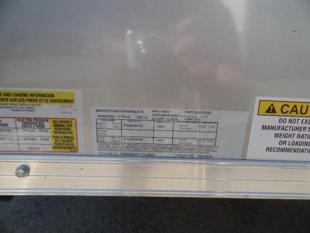New 2027 Haul About Trailers 6'X12' Tandem Axle V Nose ,7,000 lb. GVWR Cargo / Enclosed Trailer