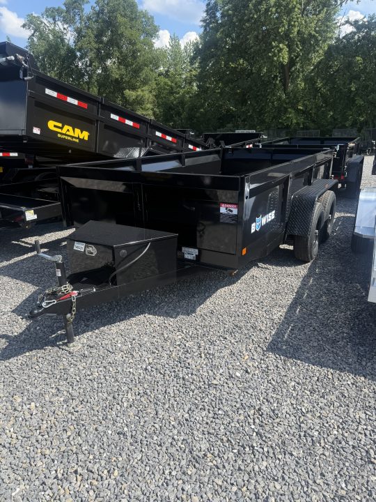 New 2027 BWISE 6x12 10K Dump Trailer w/ Ramps