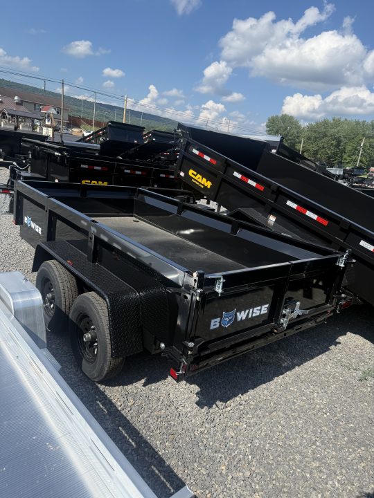 New 2027 BWISE 6x12 10K Dump Trailer w/ Ramps