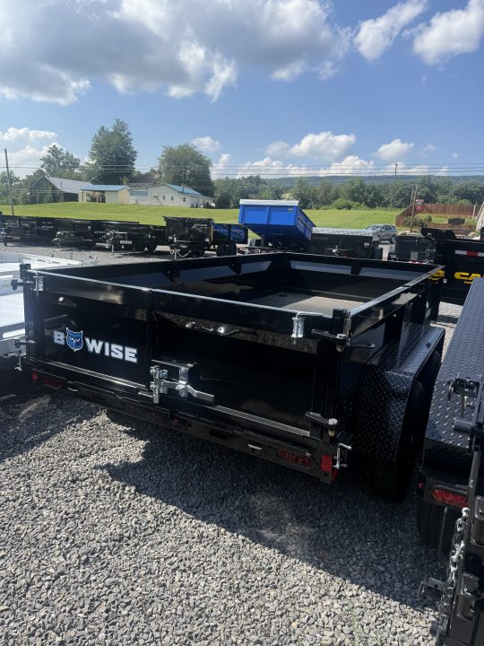 New 2027 BWISE 6x12 10K Dump Trailer w/ Ramps
