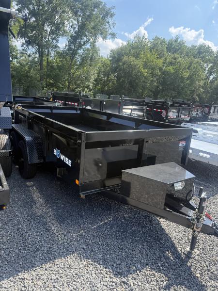 New 2027 BWISE 6x12 10K Dump Trailer w/ Ramps