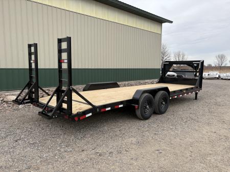 New 2027 24' 14k PJ GN 6" Channel Equipment Trailer