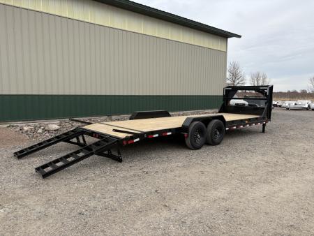 New 2027 24' 14k PJ GN 6" Channel Equipment Trailer