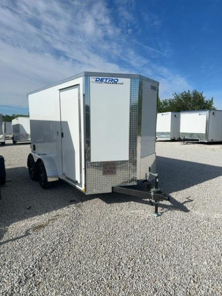 New 2026 Cargo Express 6 x 12 EX DLX Flat Top V-Nose 7K Cargo / Enclosed Trailer