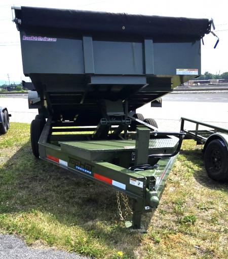 New 2026 Top Hat Trailers 7X14 Dump Trailer