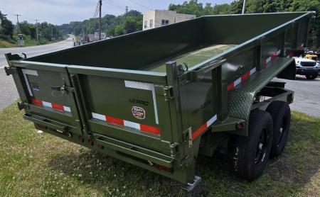 New 2026 Top Hat Trailers 7X14 Dump Trailer