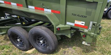 New 2026 Top Hat Trailers 7X14 Dump Trailer