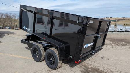 New 2027 BWise 6x12 Lo Pro Equipment Dump w/ 44" High Sides